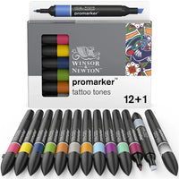 W&N Promarker 12 + 1 Tattoo Tones