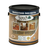 Saman Waterbased Floor Varnish, Flat, Satin or Gloss Finish