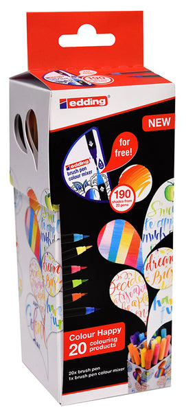 Edding Colour Happy Edition - Set of 20 + 1