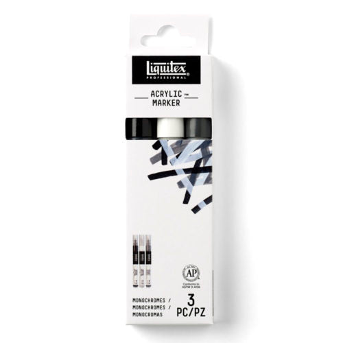 Liquitex Acrylic Marker Set -  Monochromes