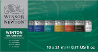 Winton Oil Colour 10x21ml Tube Set