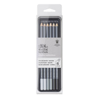 Winsor & Newton Charcoal Pencils x6 Assorted