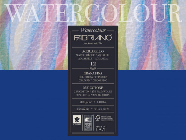 Fabriano Cold Press Watercolour Pads