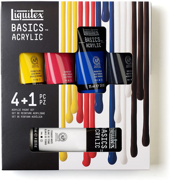 Liquitex Basics Acrylic 4+1 Paint Set