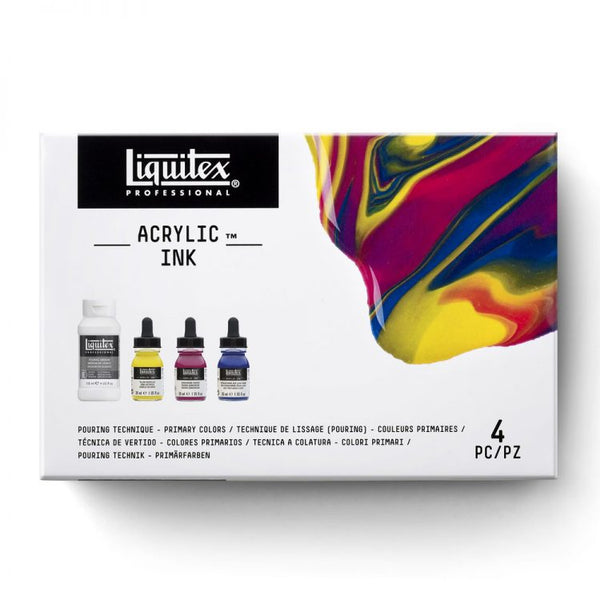 Liquitex Acrylic Ink Set - Pouring Technique - Primary