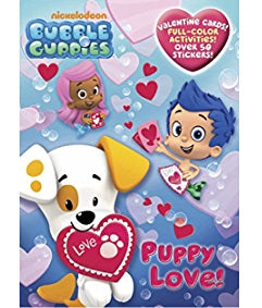 Bubble Guppies Valentine Card Sheets with Stickers